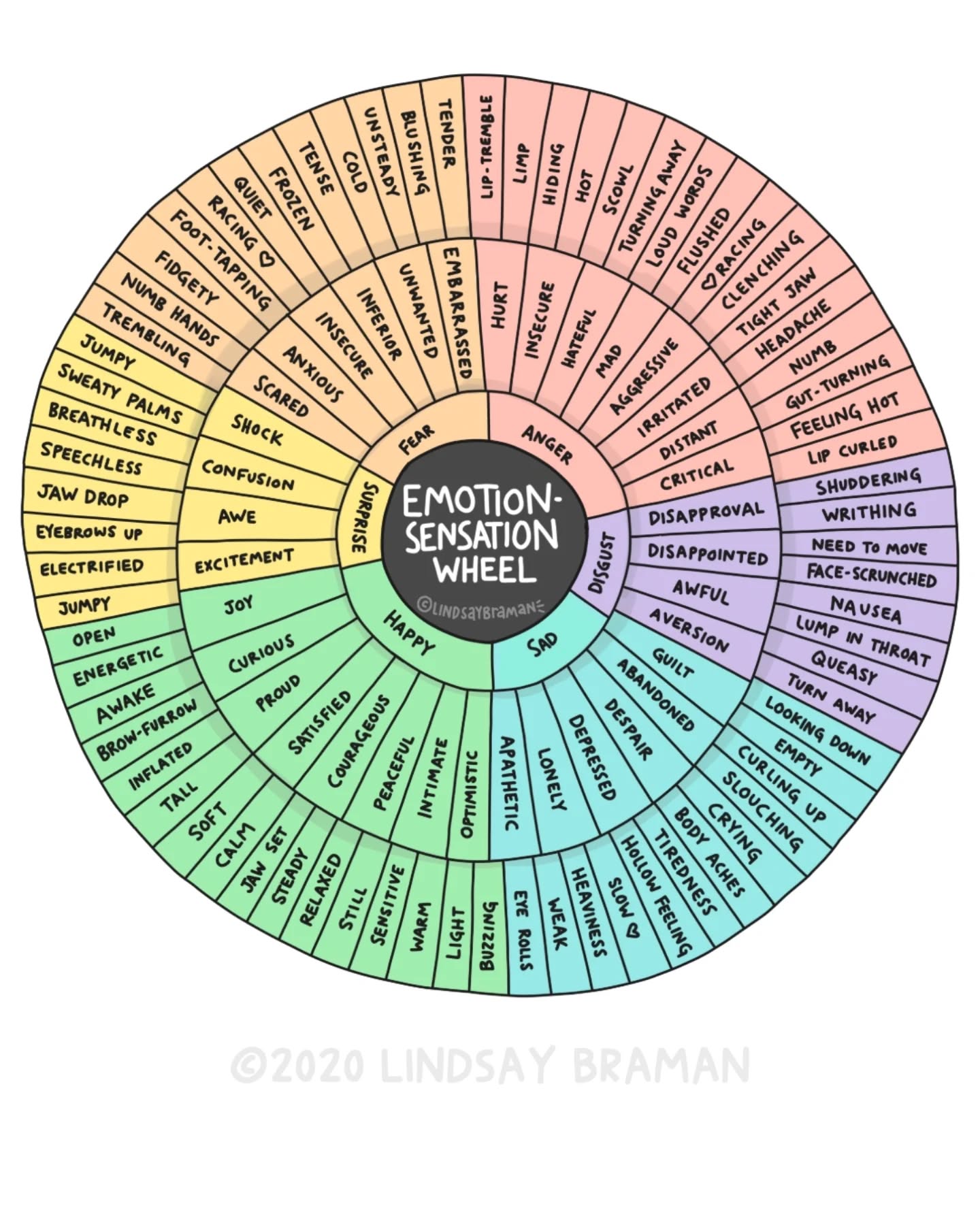 Emotion Sensation Wheel
